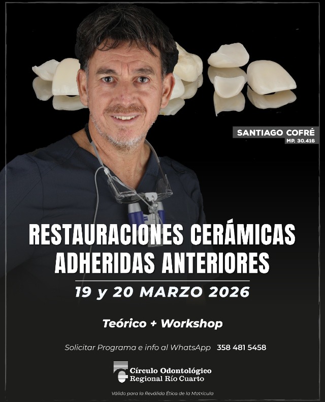 Restauraciones cerámicas adheridas anteriores